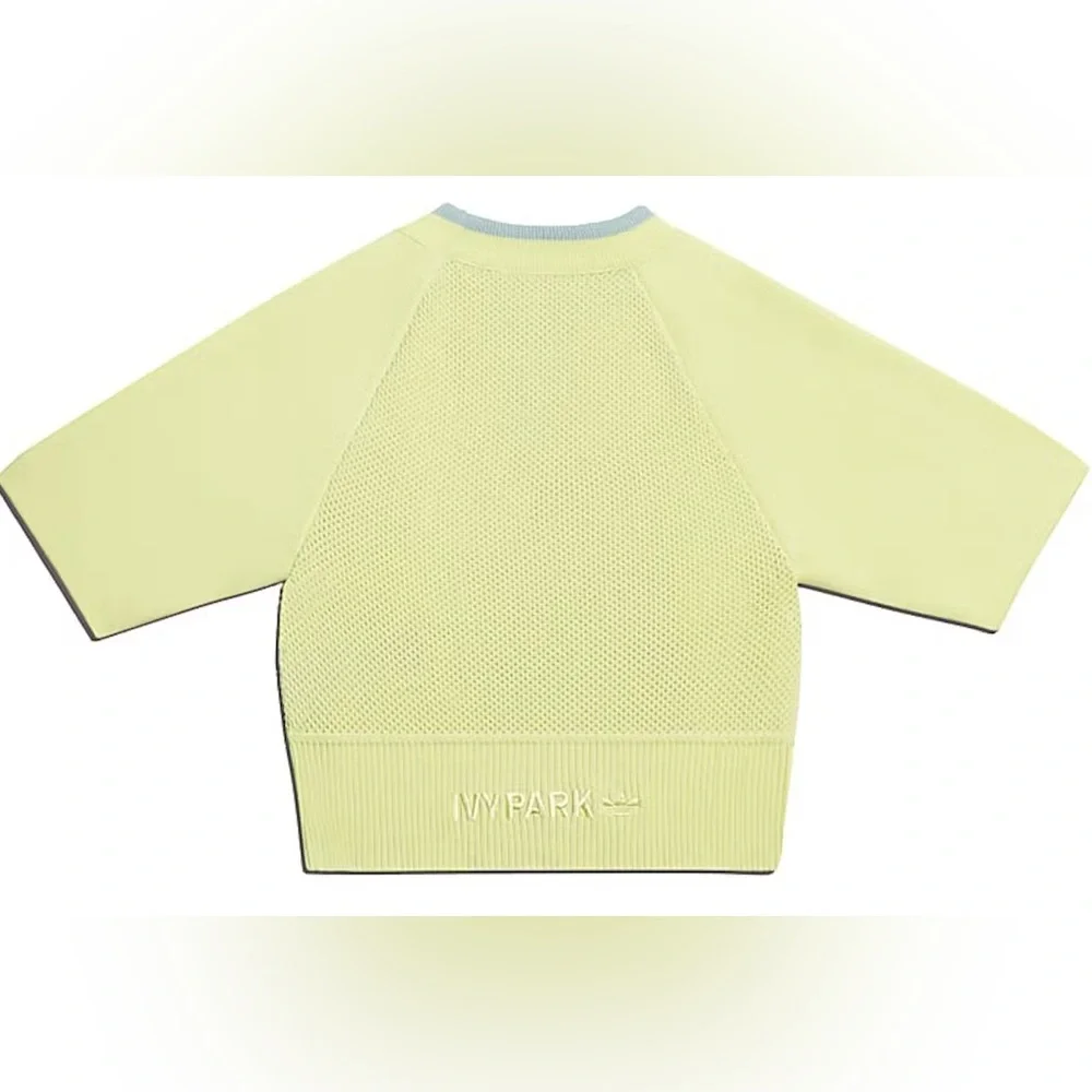 Ivy park x adidas yellow mesh top - Picture 2 of 4